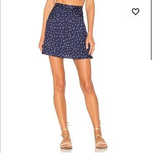 by the way. Jaimie Skater Skirt in Navy Star Small